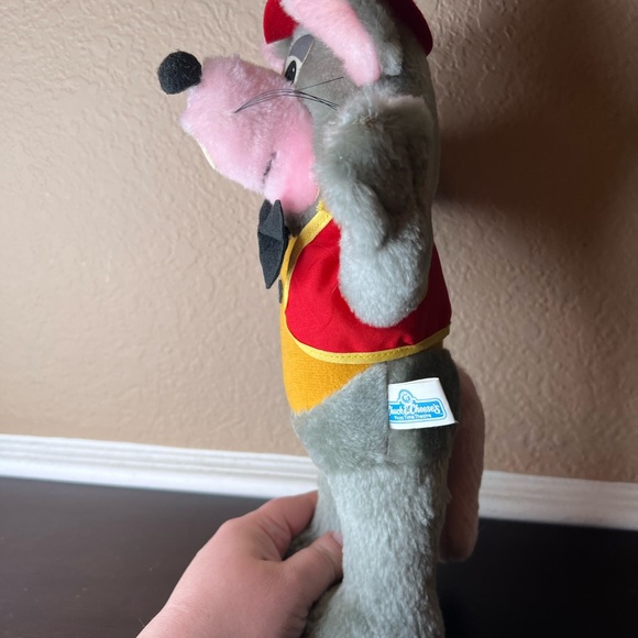 Vintage 1980’s 13.5” Chuck E. Cheese’s Pizza Time Theater Anthropomorphic Rat - Picture 5 of 9